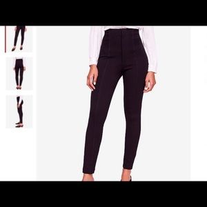 FREE PEOPLE SZ 10 NWOT PULL-ON HIGH WAISTED PONTI